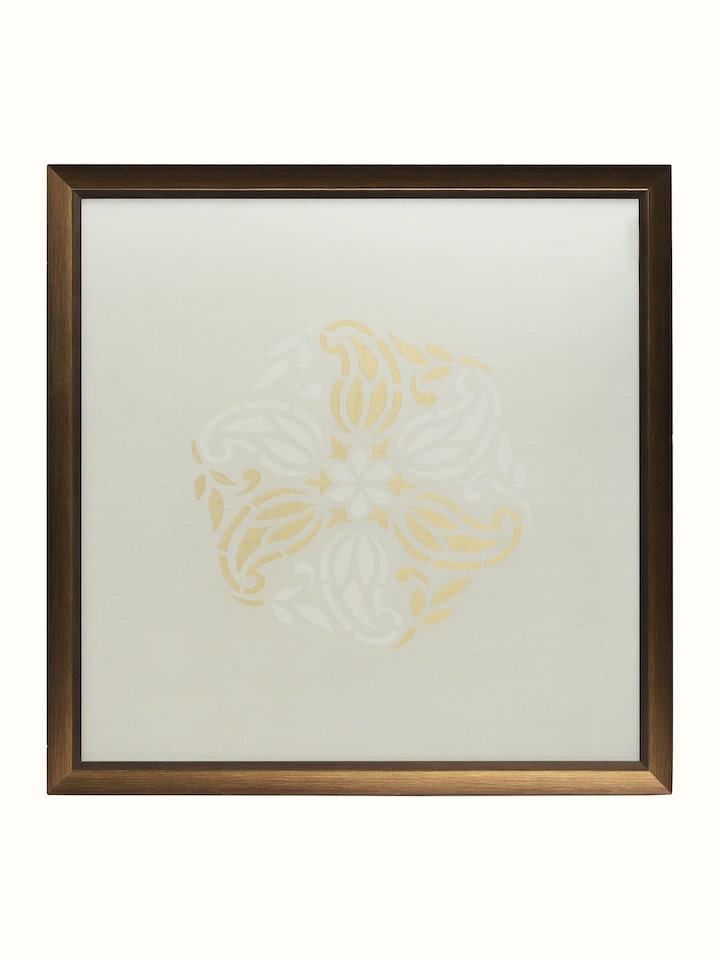 Front view of the Jamdani Handloom Wall Art
