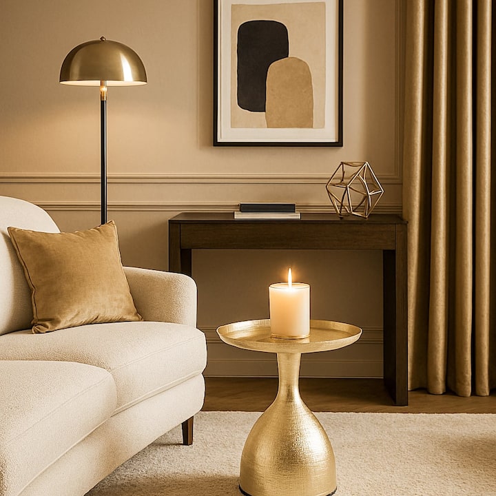 Brass Thathera End & Side Table