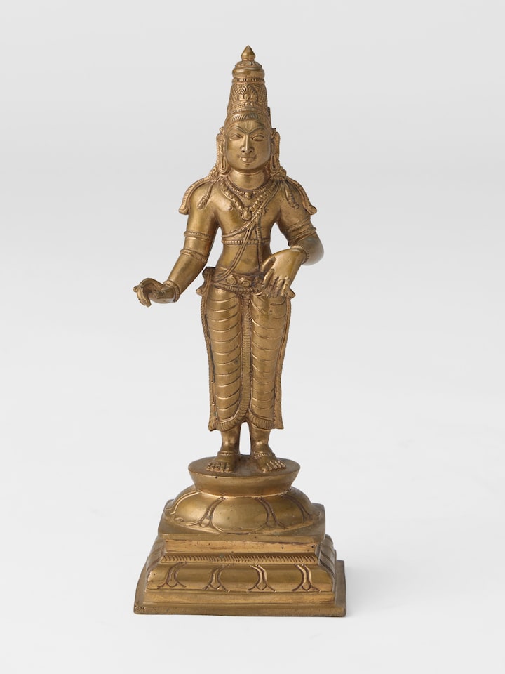 Front view of the Bronze Cast Rajagopala Idol
