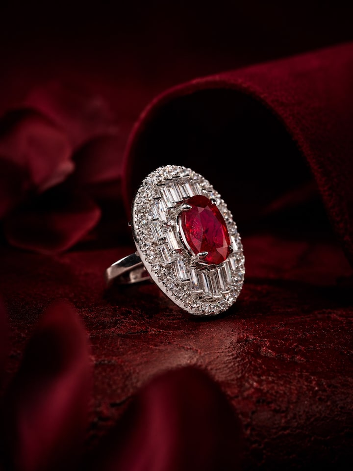 Styled view of Silver Smithing Ring worn on the finger, showing how it looks styled
