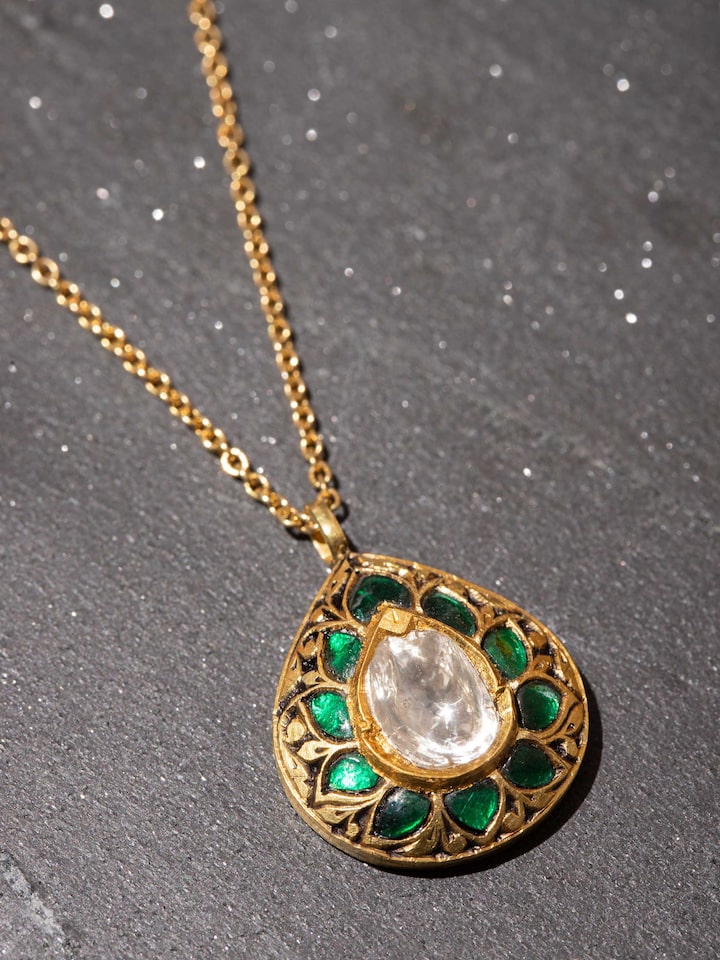 Partash 18 Karat Gold Pendant & Chain