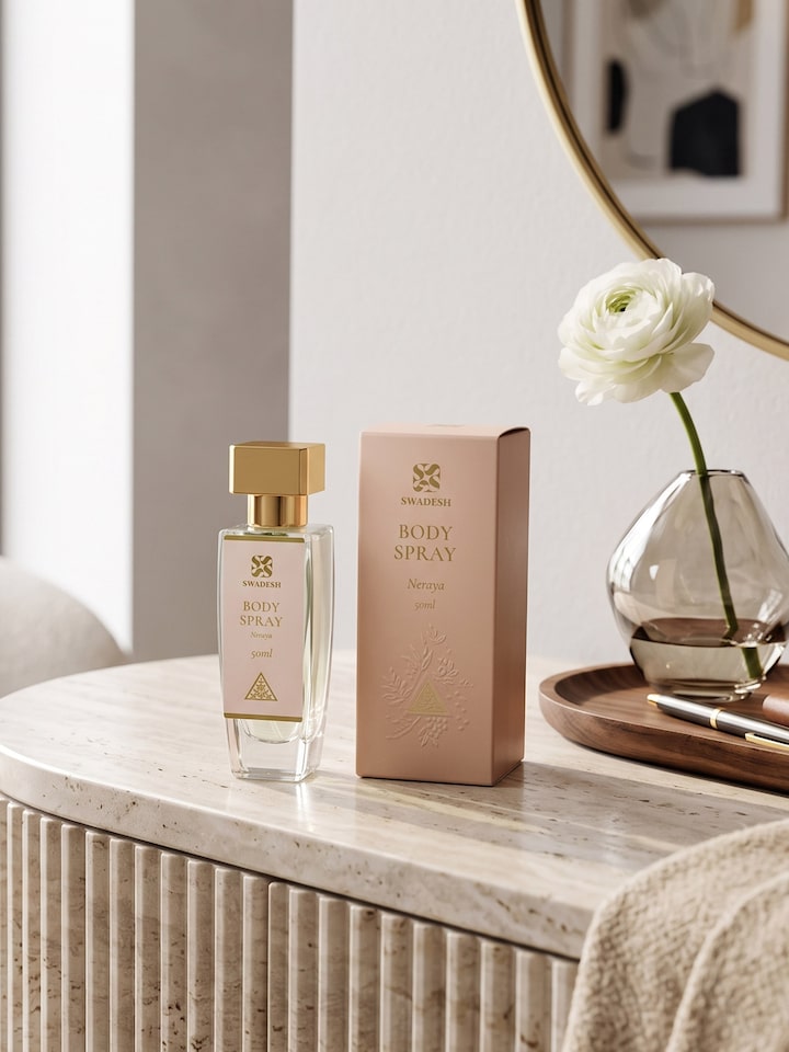 Styled view of Body Spray Neraya styled with related product elements