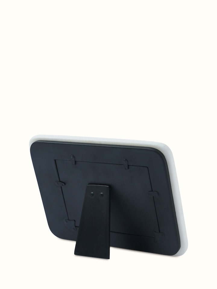 Back view of Pacchikari Marble Photo Frame Multicolor showing the back or base of the piece