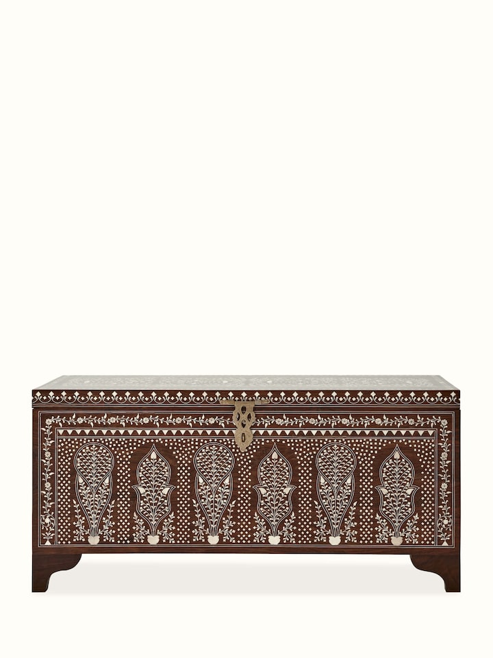 Sheesham Wood Bone Inlay Trunk