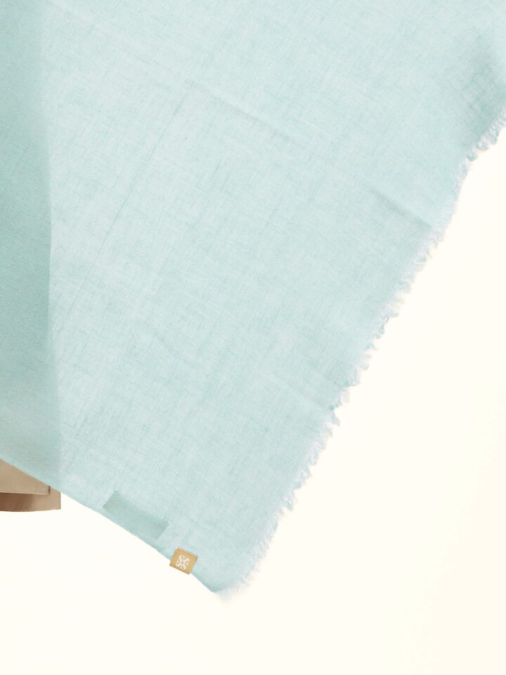 Aqua Cashmere Stole