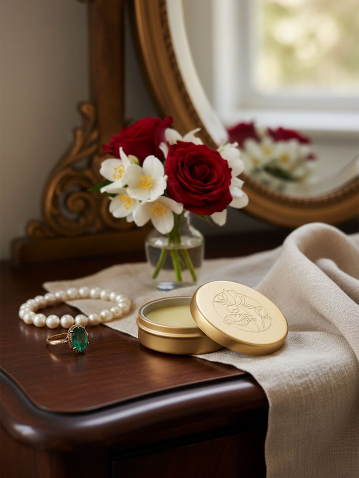 Styled view of Solid Perfume Sugandh styled with related elements