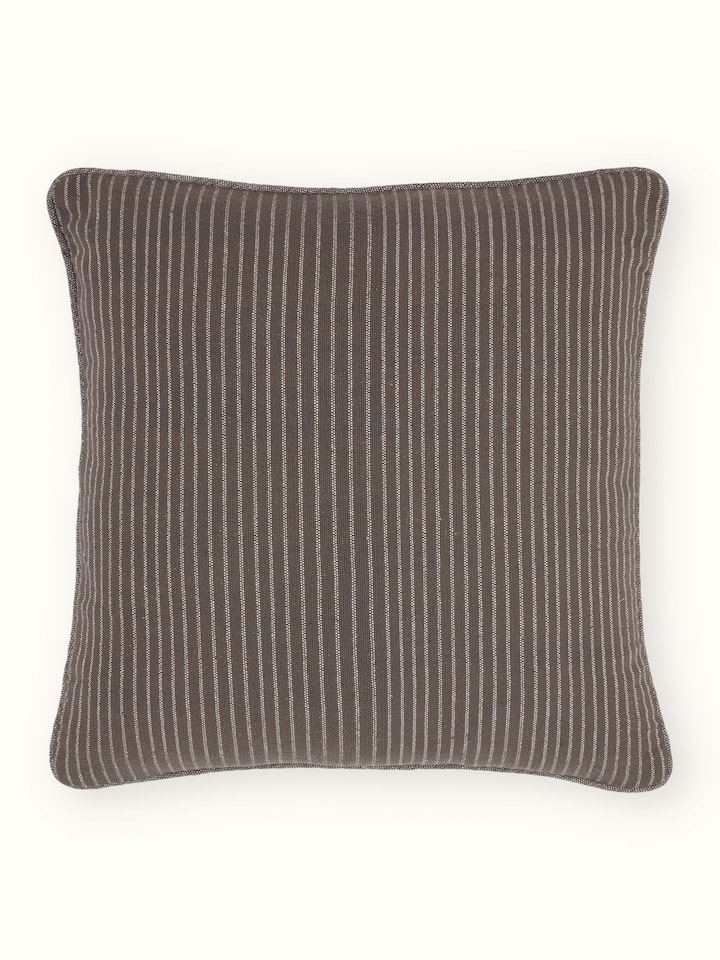 Anek Coffee Cotton Bhujodi Handloom Cushion Cover