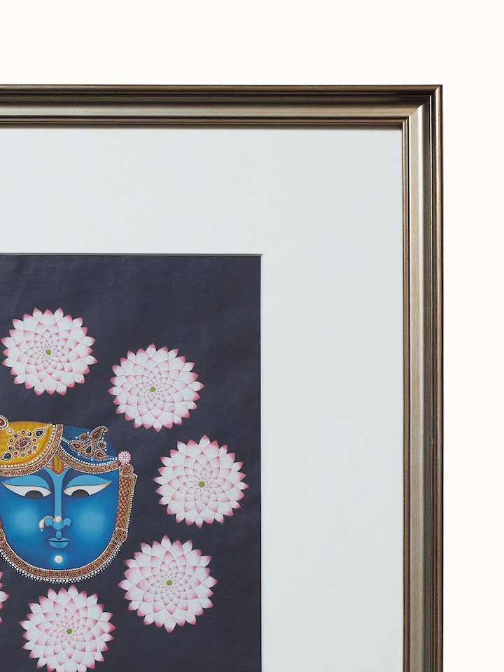 Shrinathji Mukharvind Lotus Miniature Painting