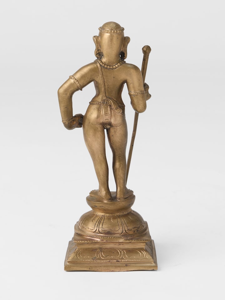 Bottom view of the Bronze Cast Palani Muruga Idol
