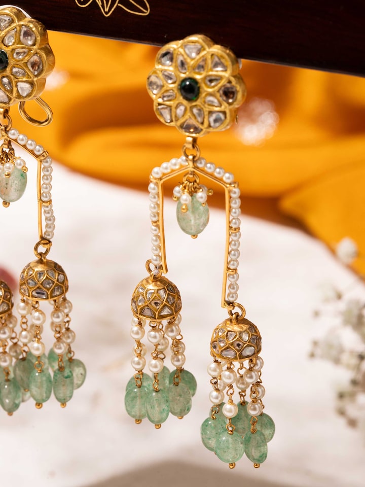 Thappa 22 Karat Gold Drop Earrings