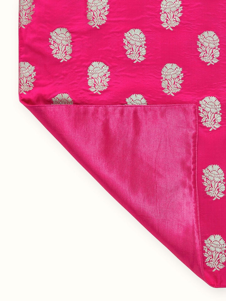 Avasa Rani Buti Silk Banarasi Brocade Handloom Table Runner