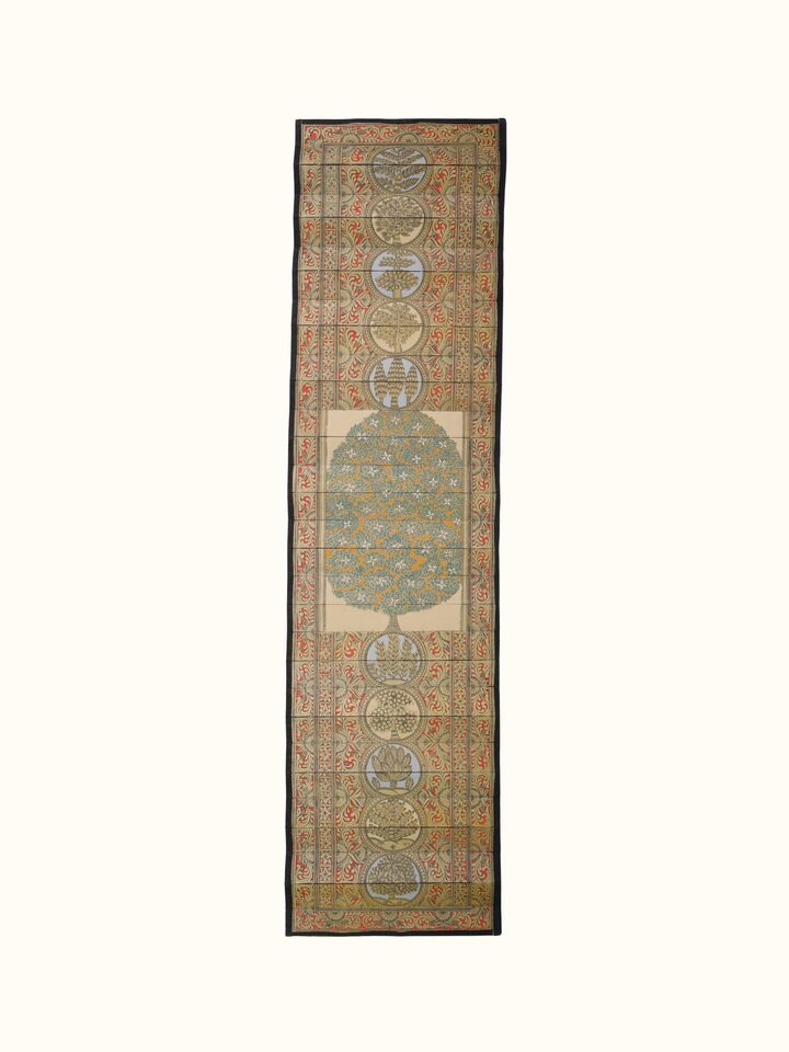 Front view of the Tree of Palm Leaf Engraving