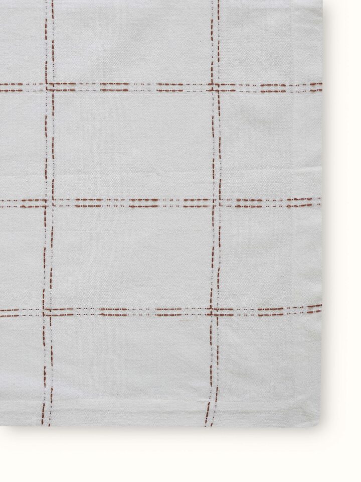 Close-up emphasizing the texture and quality of the cotton fabric