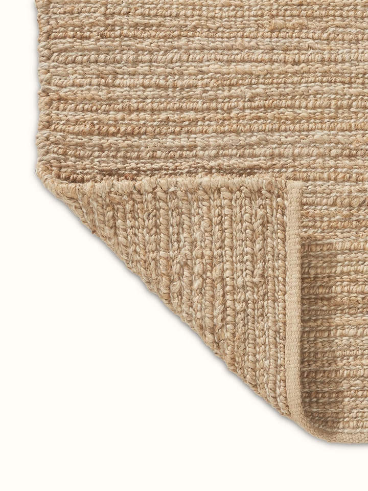 Back view displaying the rug’s underside and construction quality