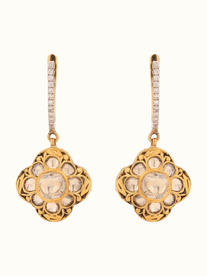 Partash 18 Karat Gold Drop Earrings