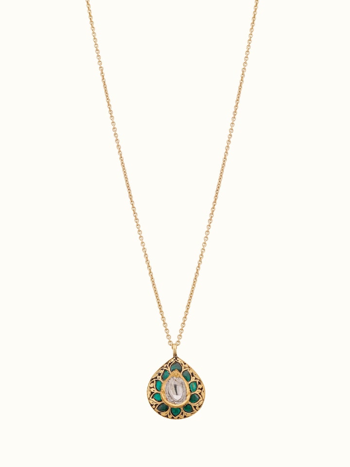 Partash 18 Karat Gold Pendant & Chain