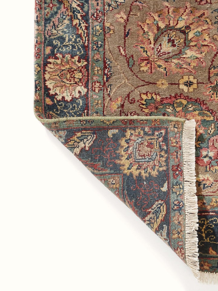 Artistic perspective showcasing the overall elegance and softness of the wool material