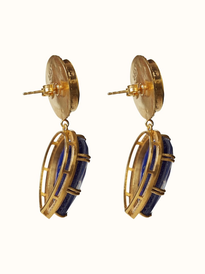 Thewa Silver Drop Earrings