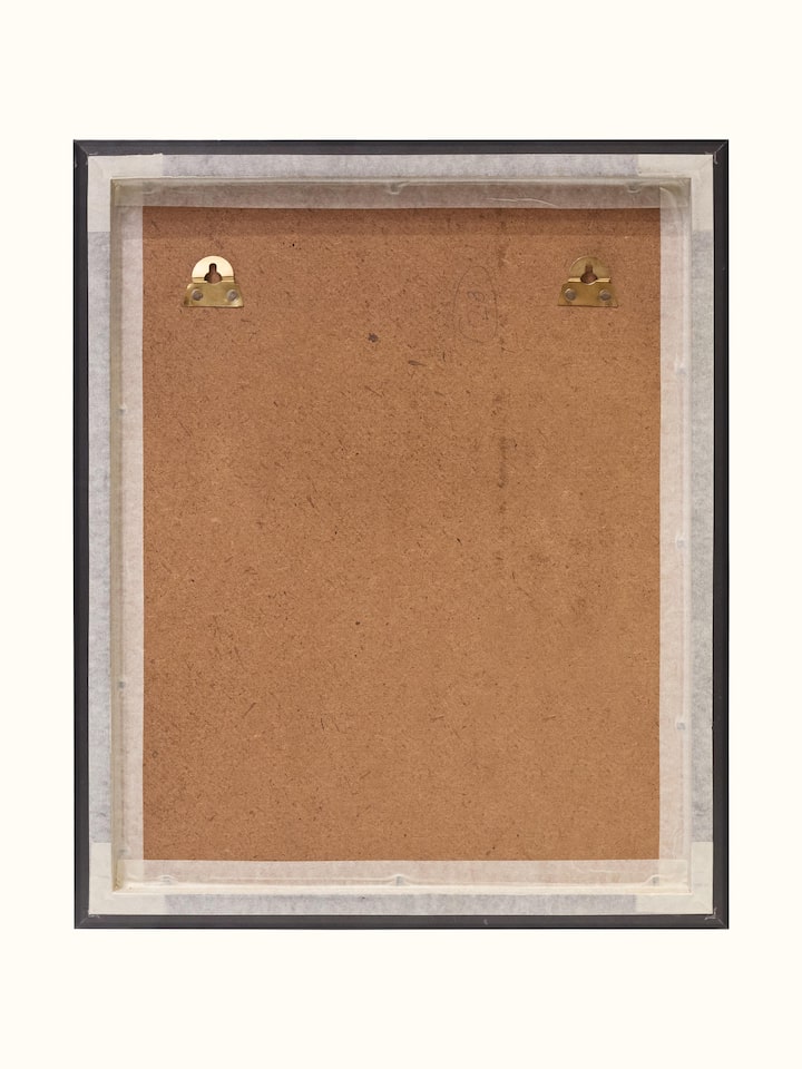 Back view of the Radha Krishna Vrindavan Miniature Painting