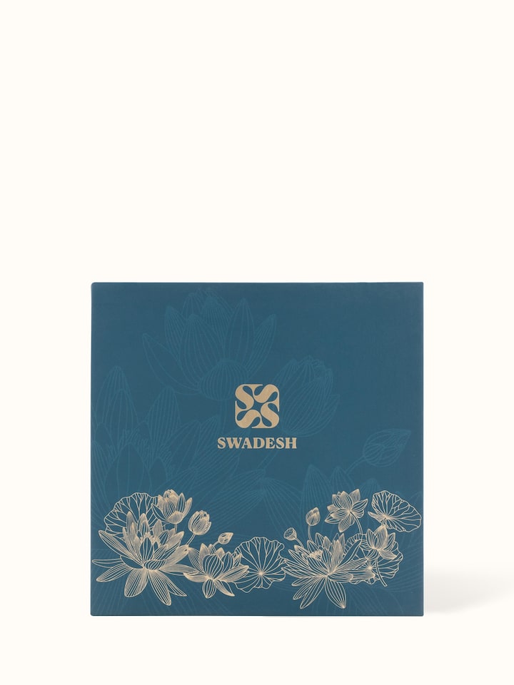 Back view of Brass Candle showcasing product details and dimensions