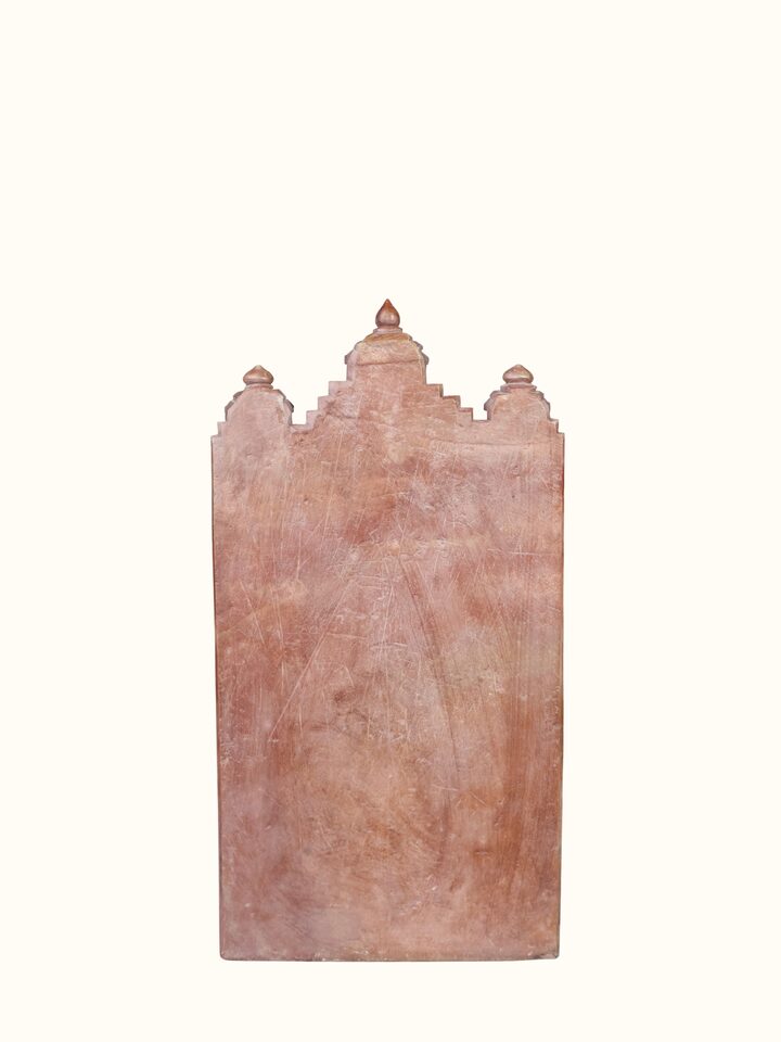 Back view of the Stone Carved Buddha Idol