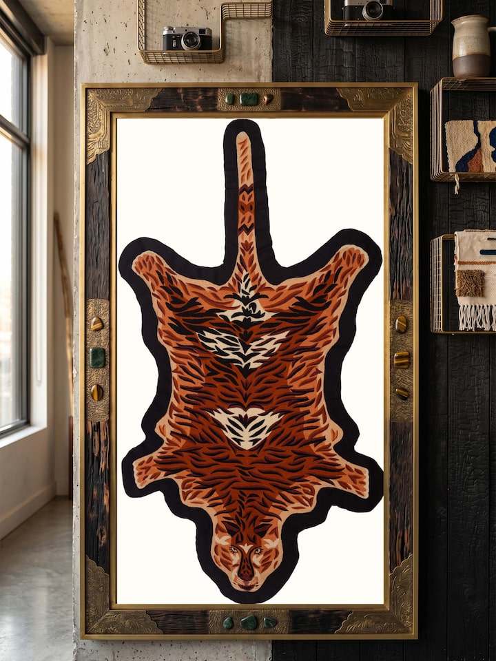 Styled view of Rang E Sher Wall Panel displayed against a styled backdrop