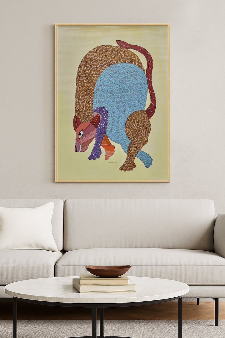 Left-side view of the Before The Kill Gond Art