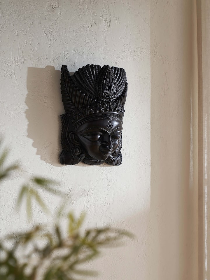 Lifestyle view of Kushmandi Divine Wall Mask