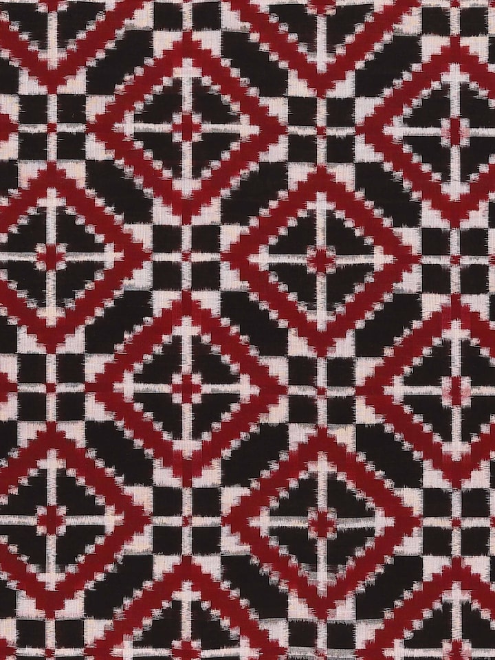 Detail view of the Telia Rumal Wall Hanging