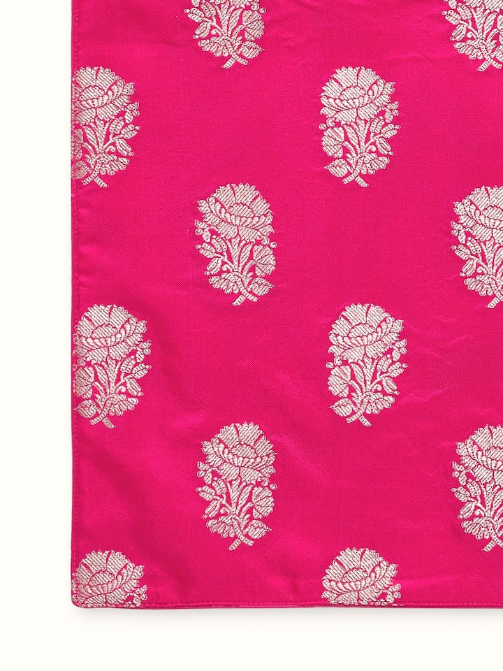 Avasa Rani Buti Silk Banarasi Brocade Handloom Table Runner