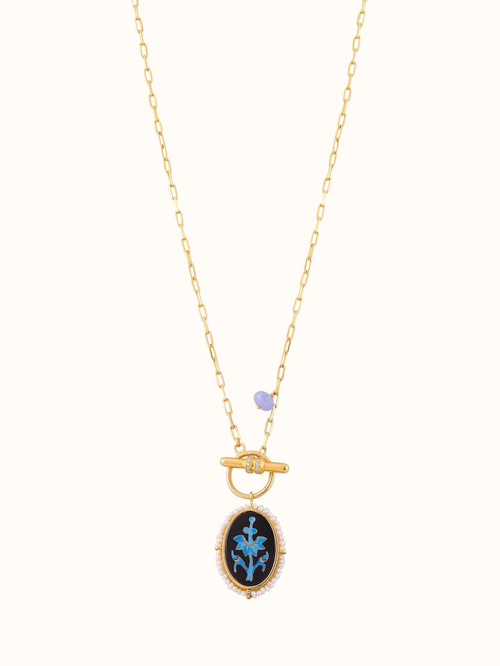 Parchinkari Silver Pendant & Chain