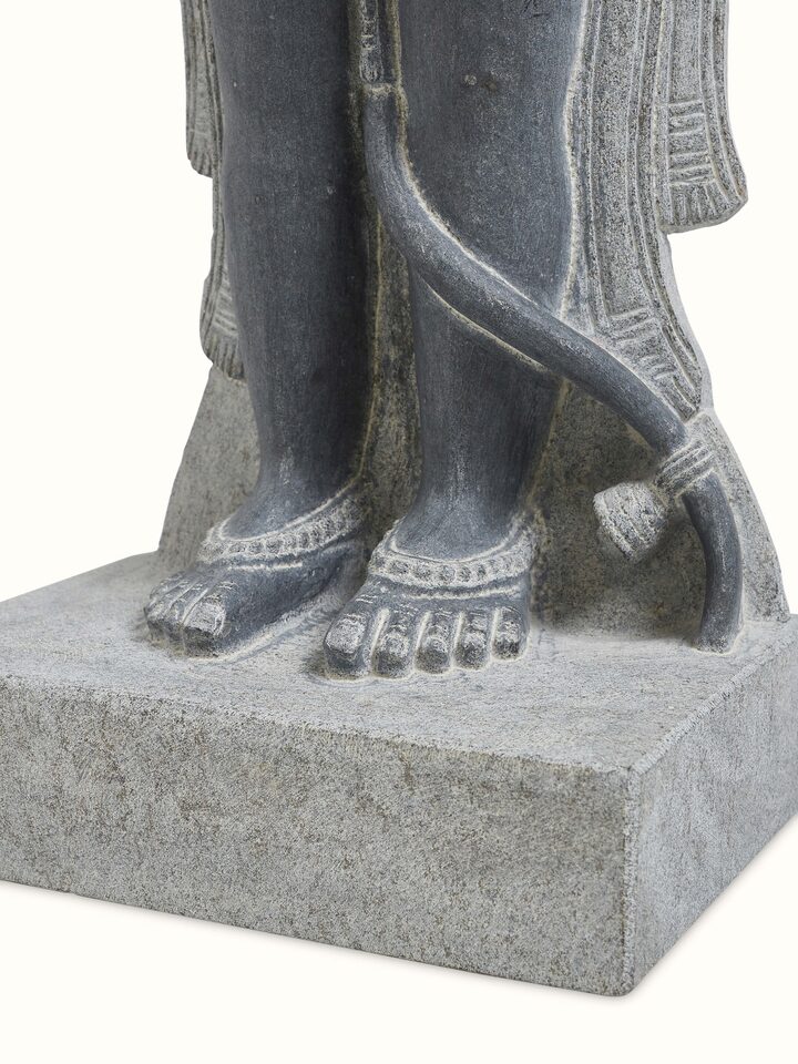 Detail shot of Hanuman Stone Carving Idol