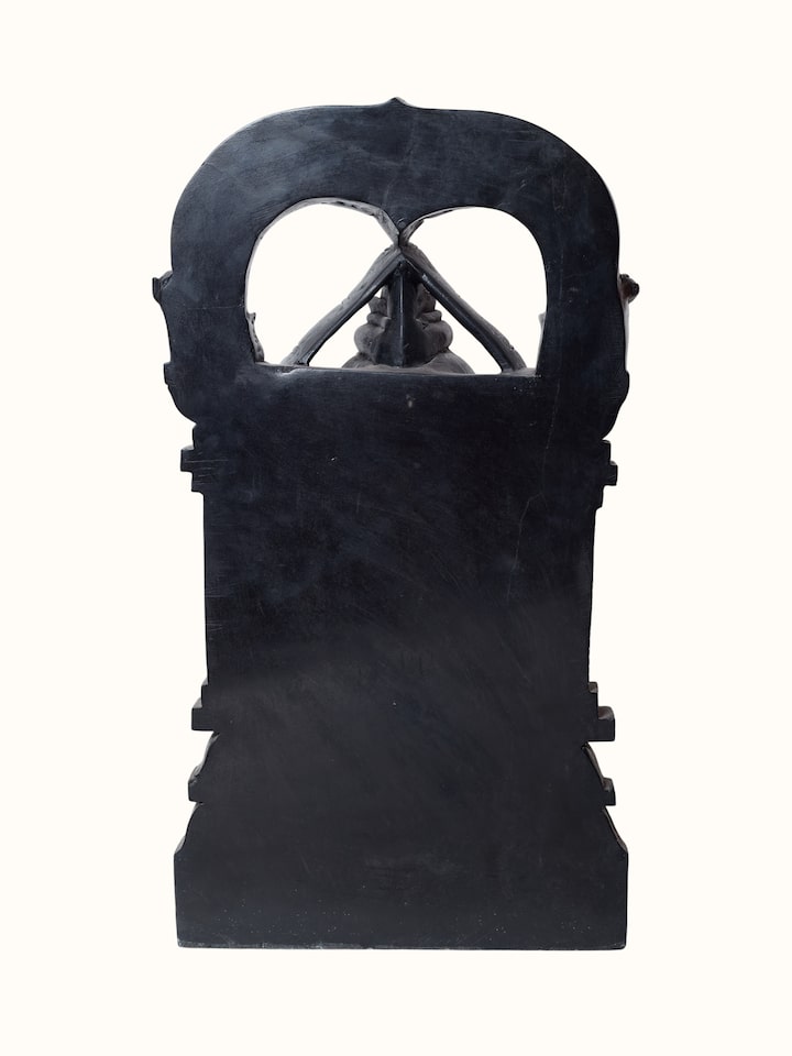 Back view of the Stone Carved Balaji Idol