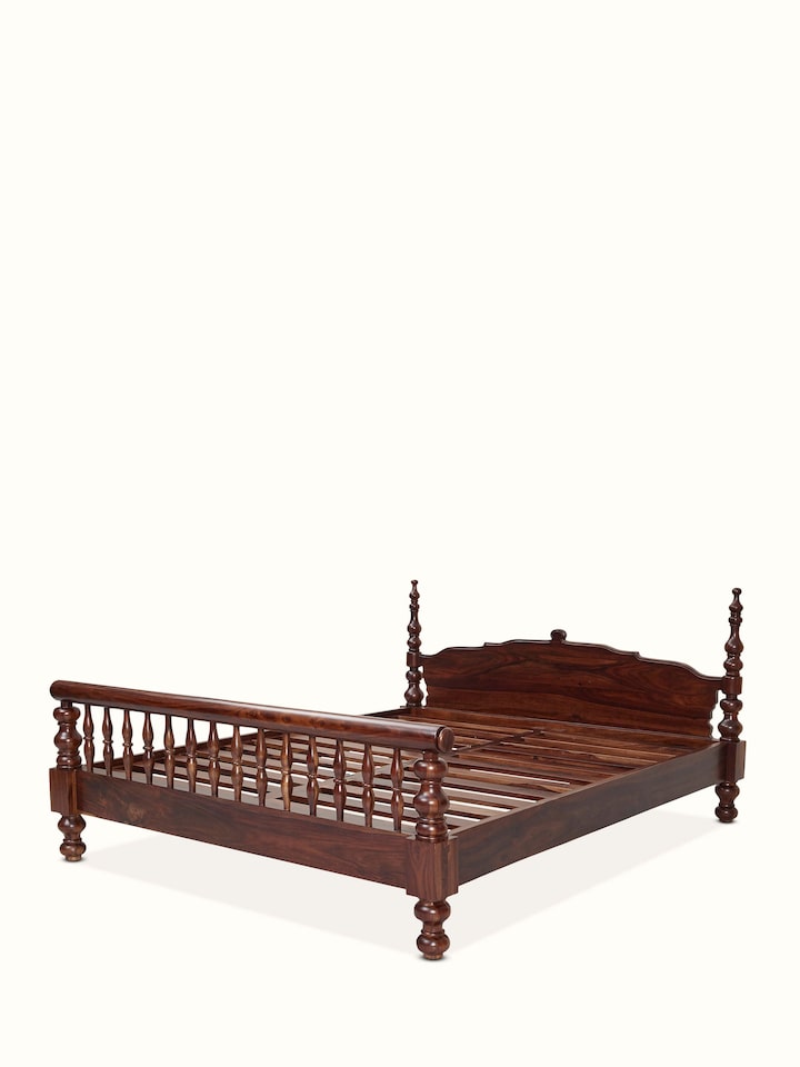 Sheesham Wood Queen-size Bed