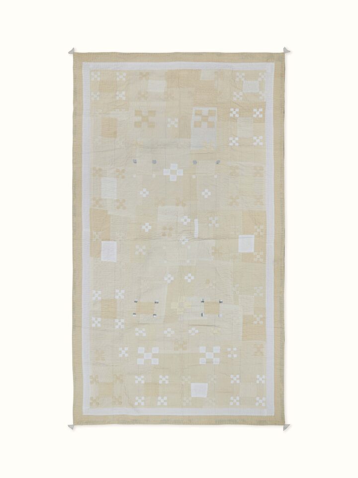 Siddi abstract patchwork single bedspread – Swadesh