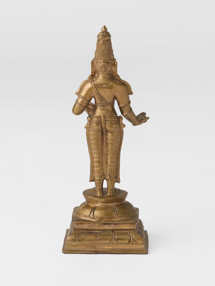 Back view of the Bronze Cast Rajagopala Idol