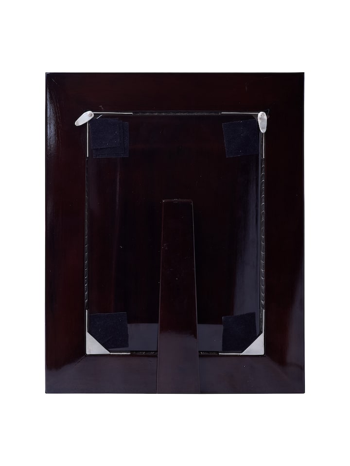 Back view of Chetai Mehrab Silver Photo Frame showing the back or base of the piece