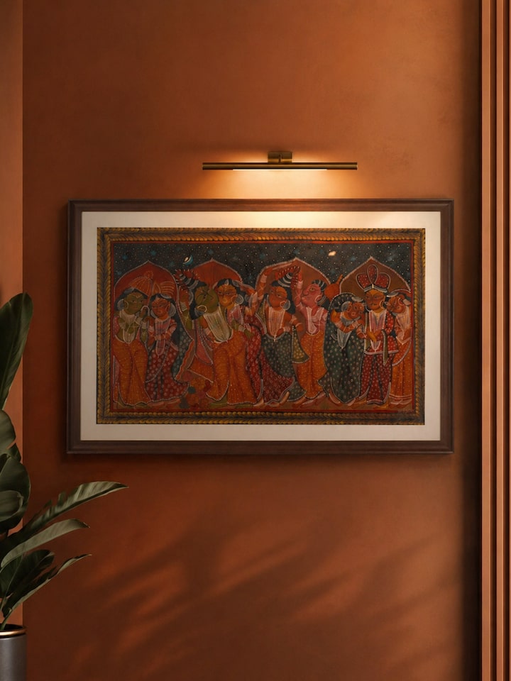 Front view of the Kalighat Ramayana Painting