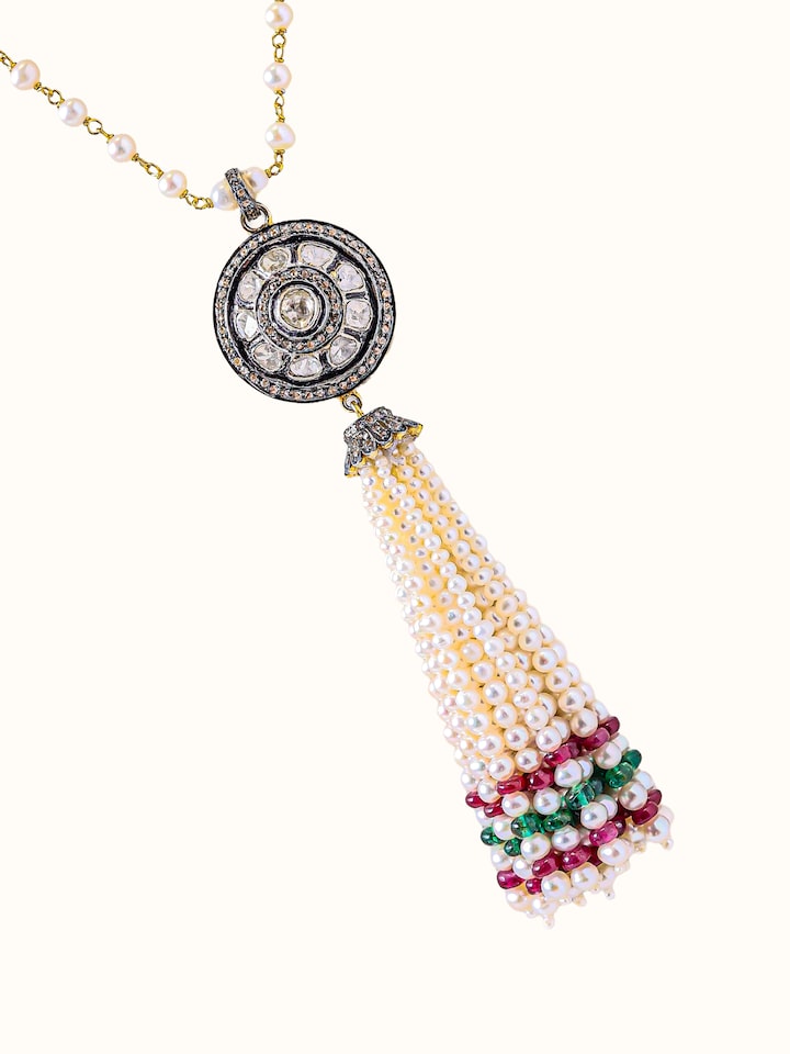 Silver Smithing Long Necklace