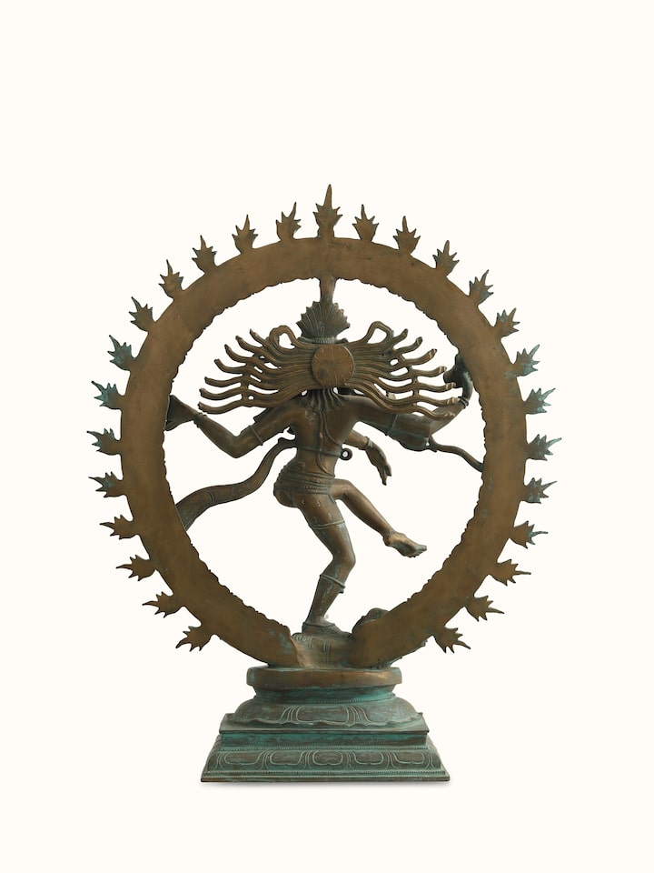 Back view of Celestial Natrajan Bronze Casting Idol