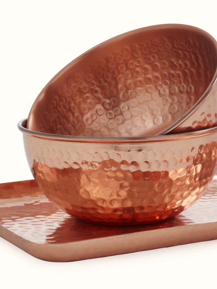 Copper Condiment Containter Set (2 Pcs)