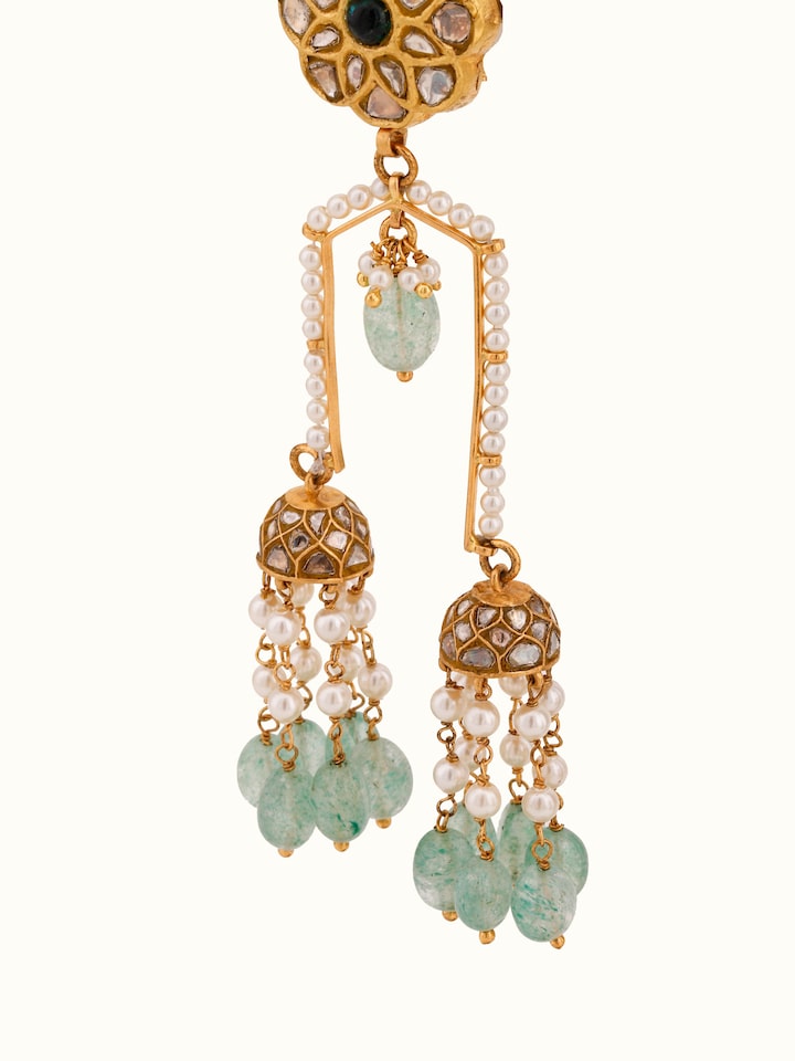 Thappa 22 Karat Gold Drop Earrings