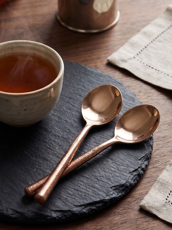 Front view of the Bell Metal Teaspoon