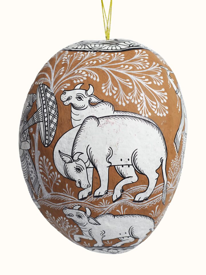 Back view of the Godan Bahuda Wall Hanging
