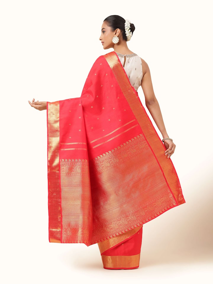 Red Silk Kancheepuram Saree