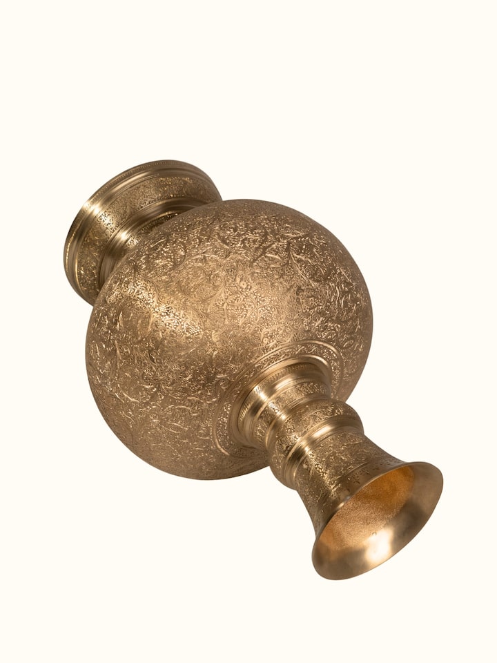 Front view of Brassware Table Vase