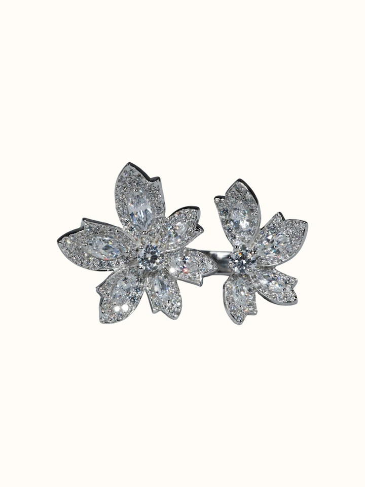 Front view of the Silver Smithing Ring