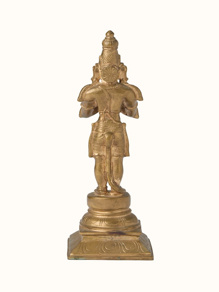Upper section detail of the Bronze Cast Ram Darbar Idol