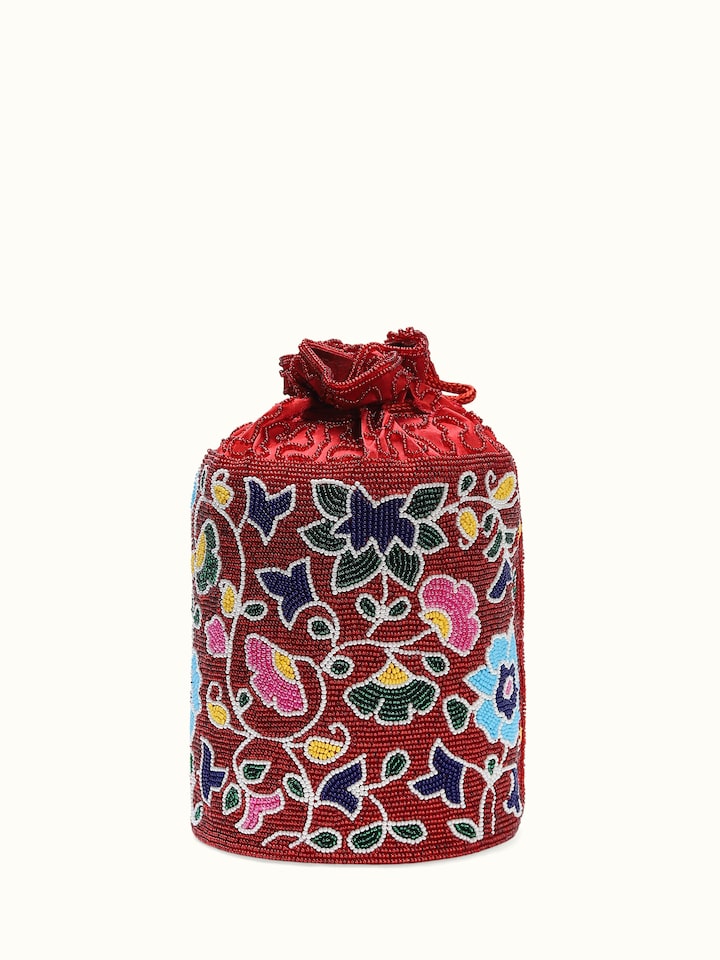 Back view of the Beadwork Potli Bag