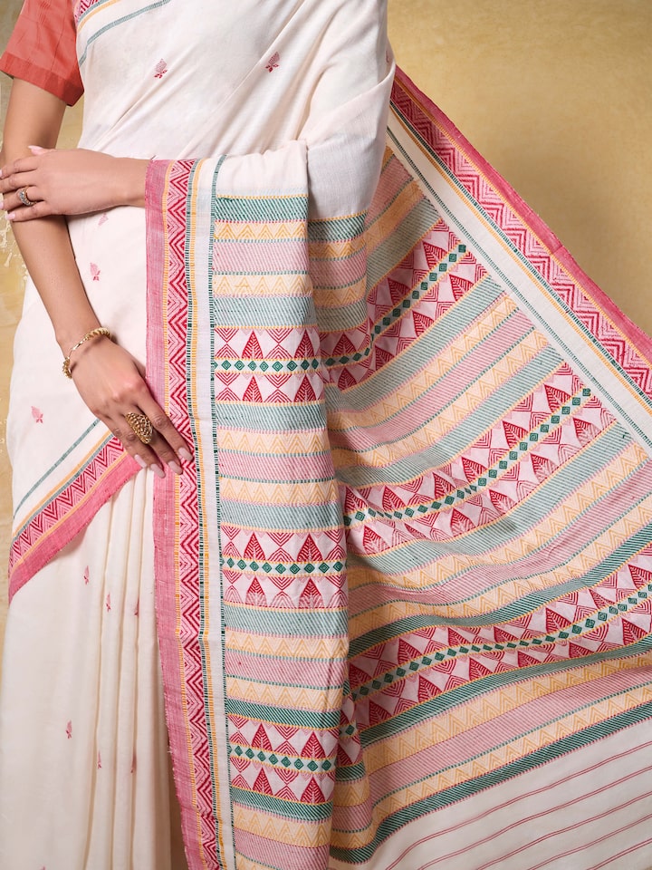Detailed close-up of fabric weave and subtle design elements.
